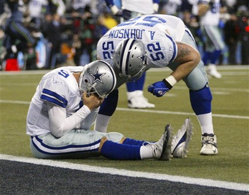 Tony Romo '06 Wild Card Playoffs Fumbled Snap